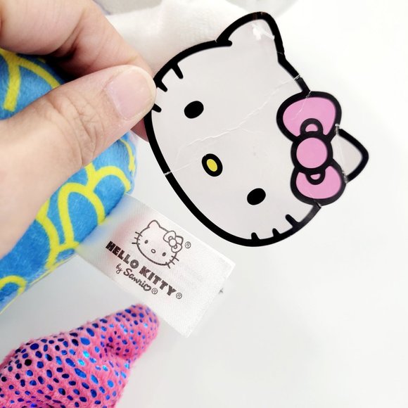 Fiesta Sanrio Hello Kitty Mermaid Kitty Stuffed Animal Plush 2022 12" - Picture 6 of 9